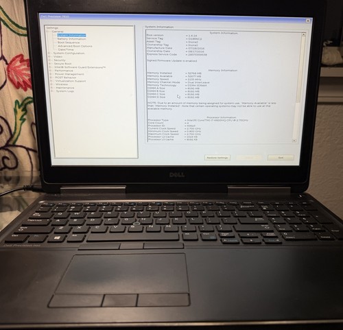 Dell precision 7510 - 15.6", |